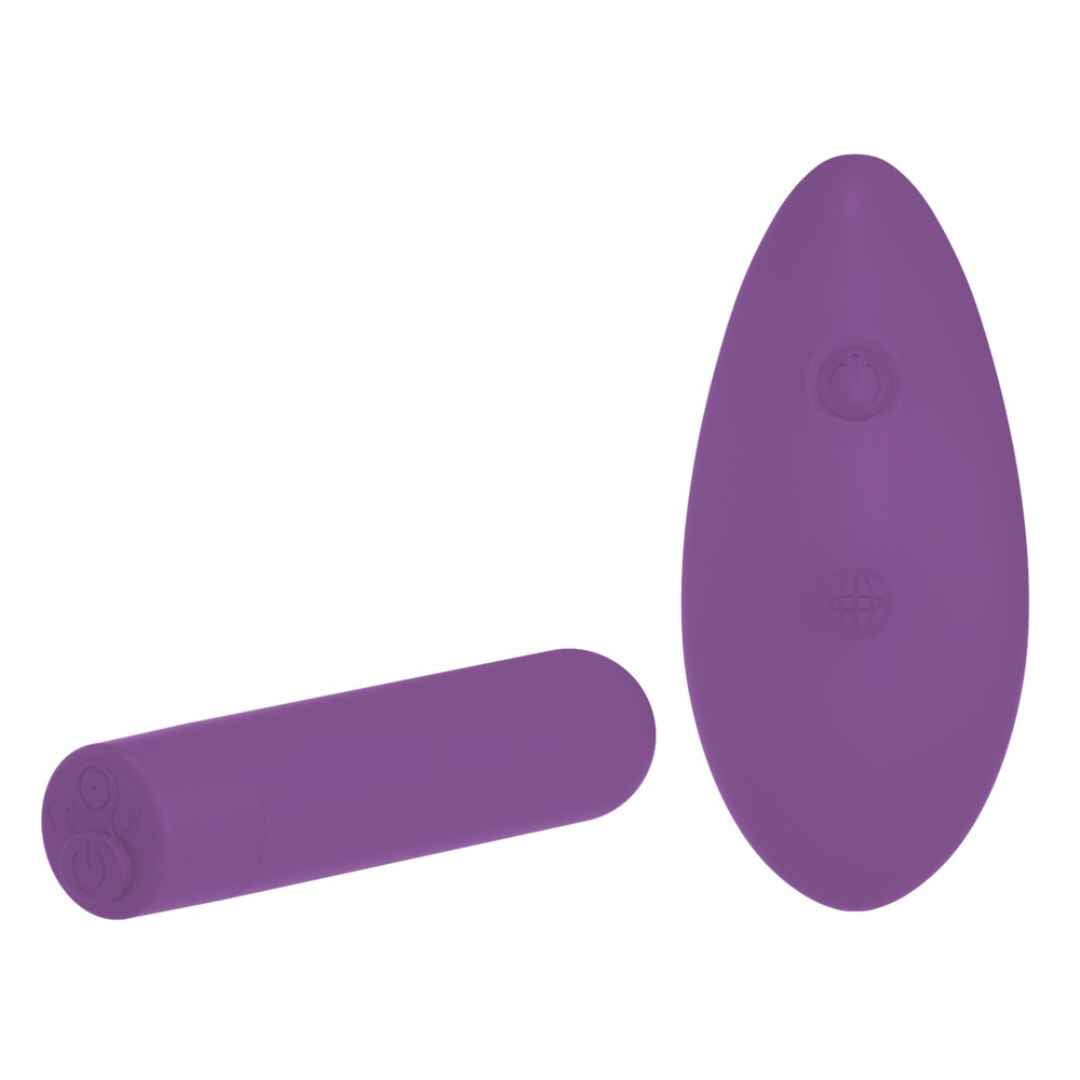 Unterwäsche mit ferngesteuertem Vibrator: Crotchless Petite Panty Thrill-Her