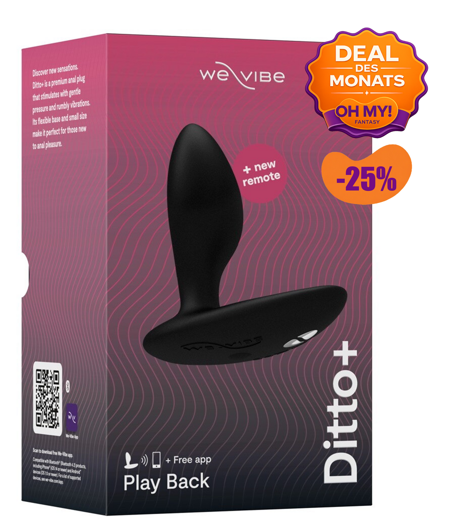 Vibro-Analplug „Ditto+“