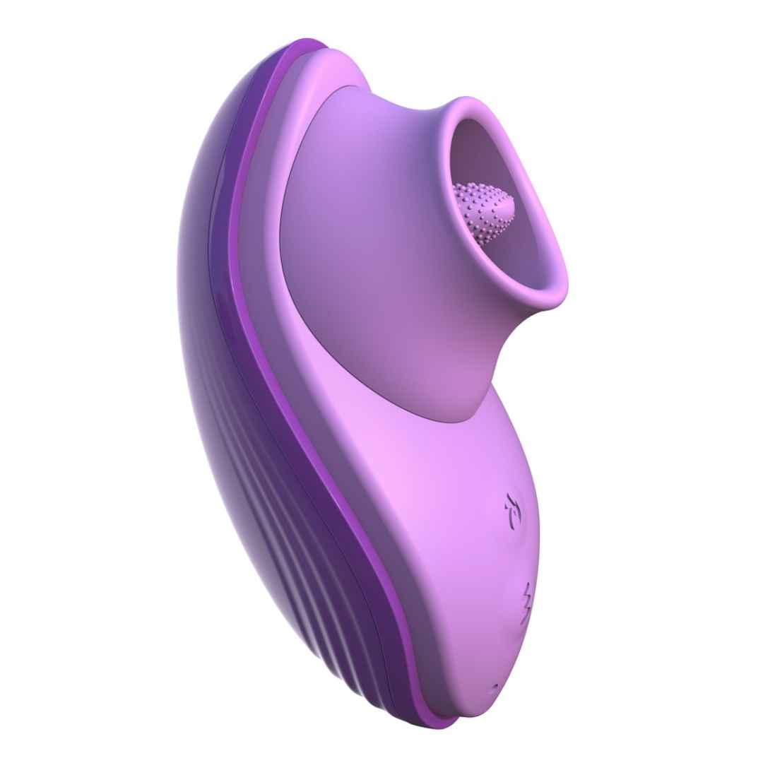 Vibrator mit Zunge und Wärmefunktion: Her Silicone Fun Tongue
