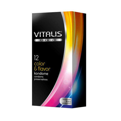 Kondome "VITALIS colour & flavour"