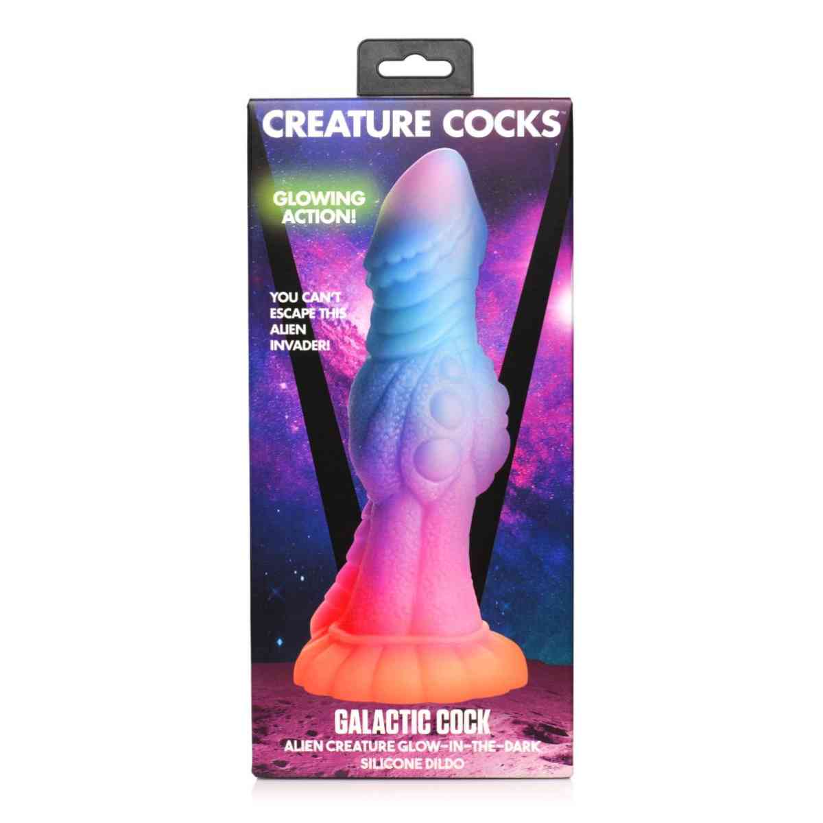 Verpackung Alien Dildo "Glow in the Dark"