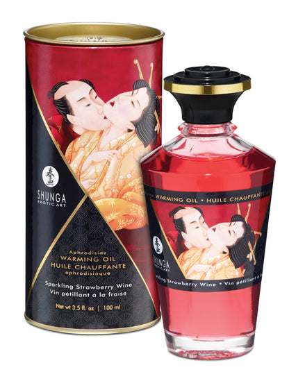 Shunga Erotic Art - Massageöl mit Wärmeeffekt