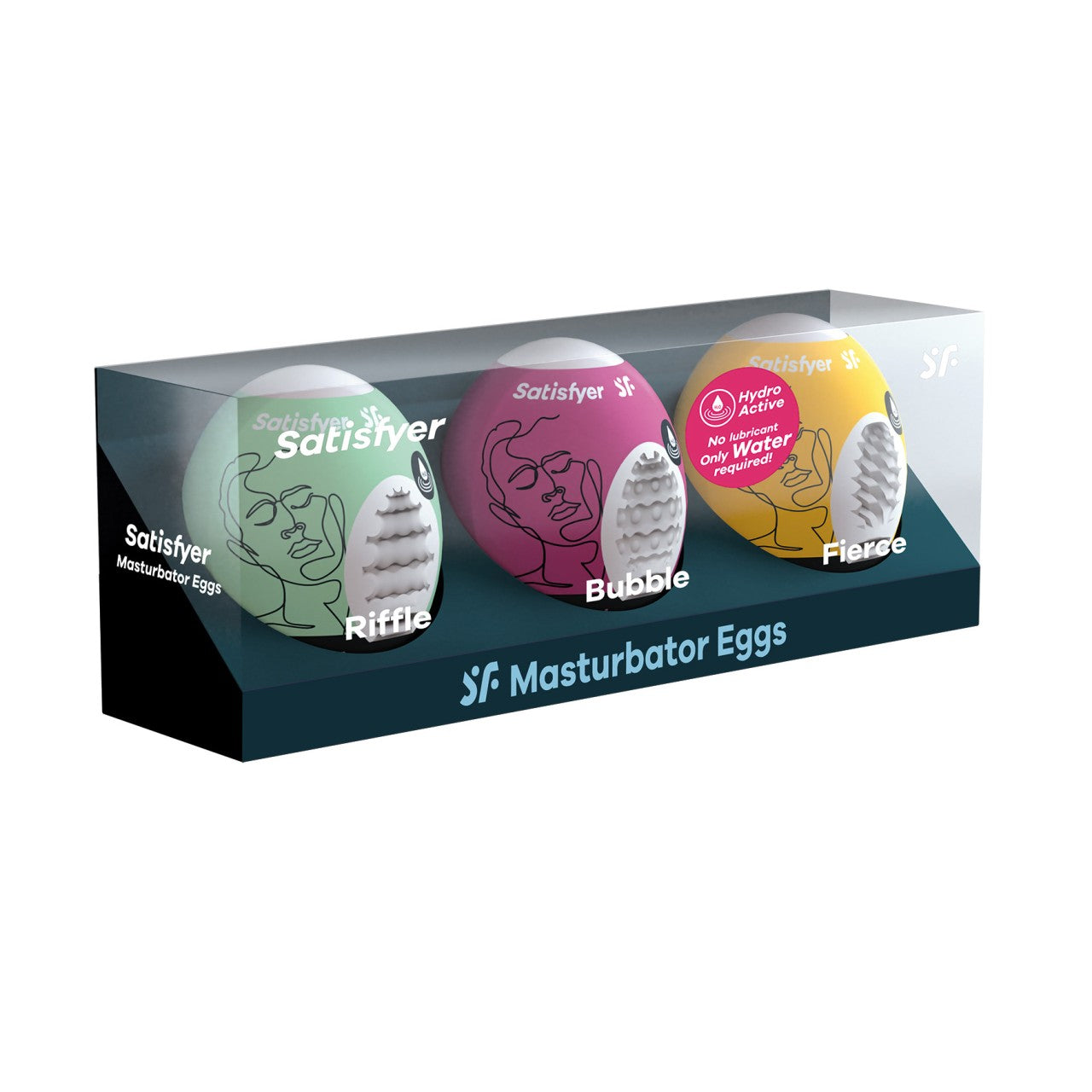 Satisfyer - Riffle - 3 Masturbations-Eier
