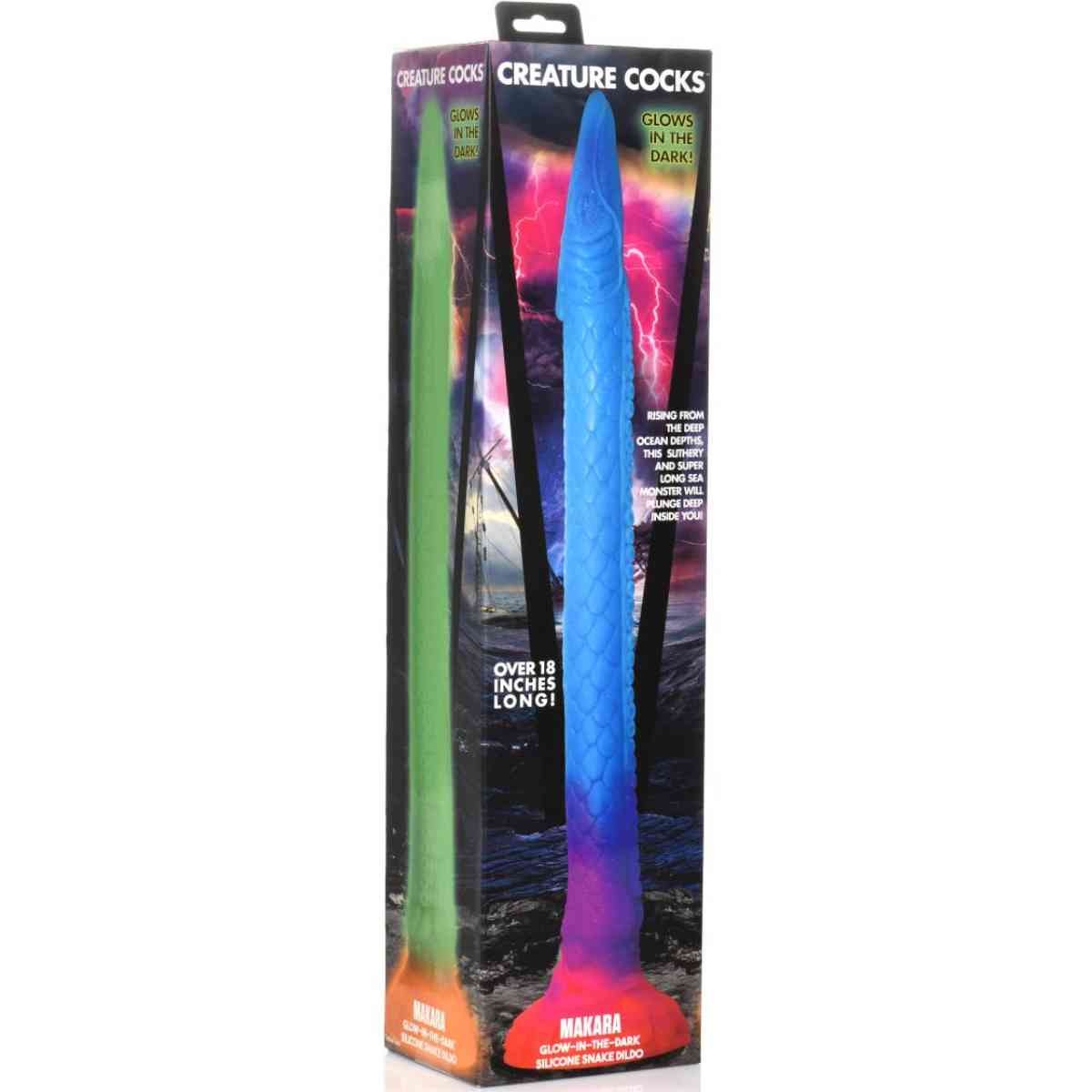 Verpackung Drachen-Analdildo "Glow in the Dark"