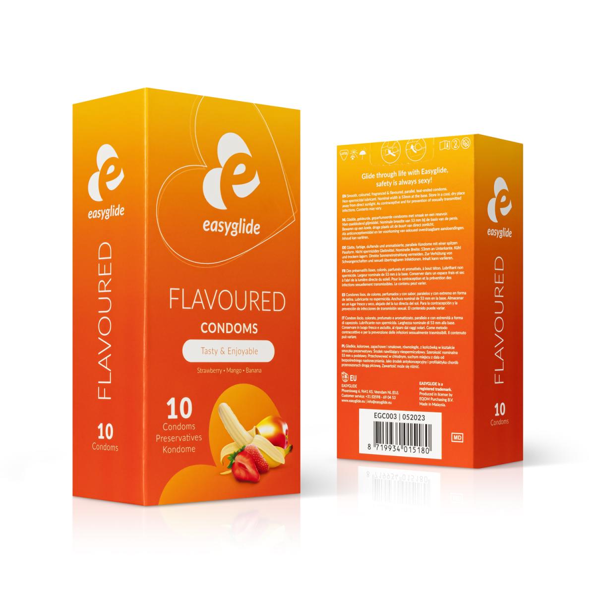 EasyGlide - Flavoured - Kondome mit Geschmack
