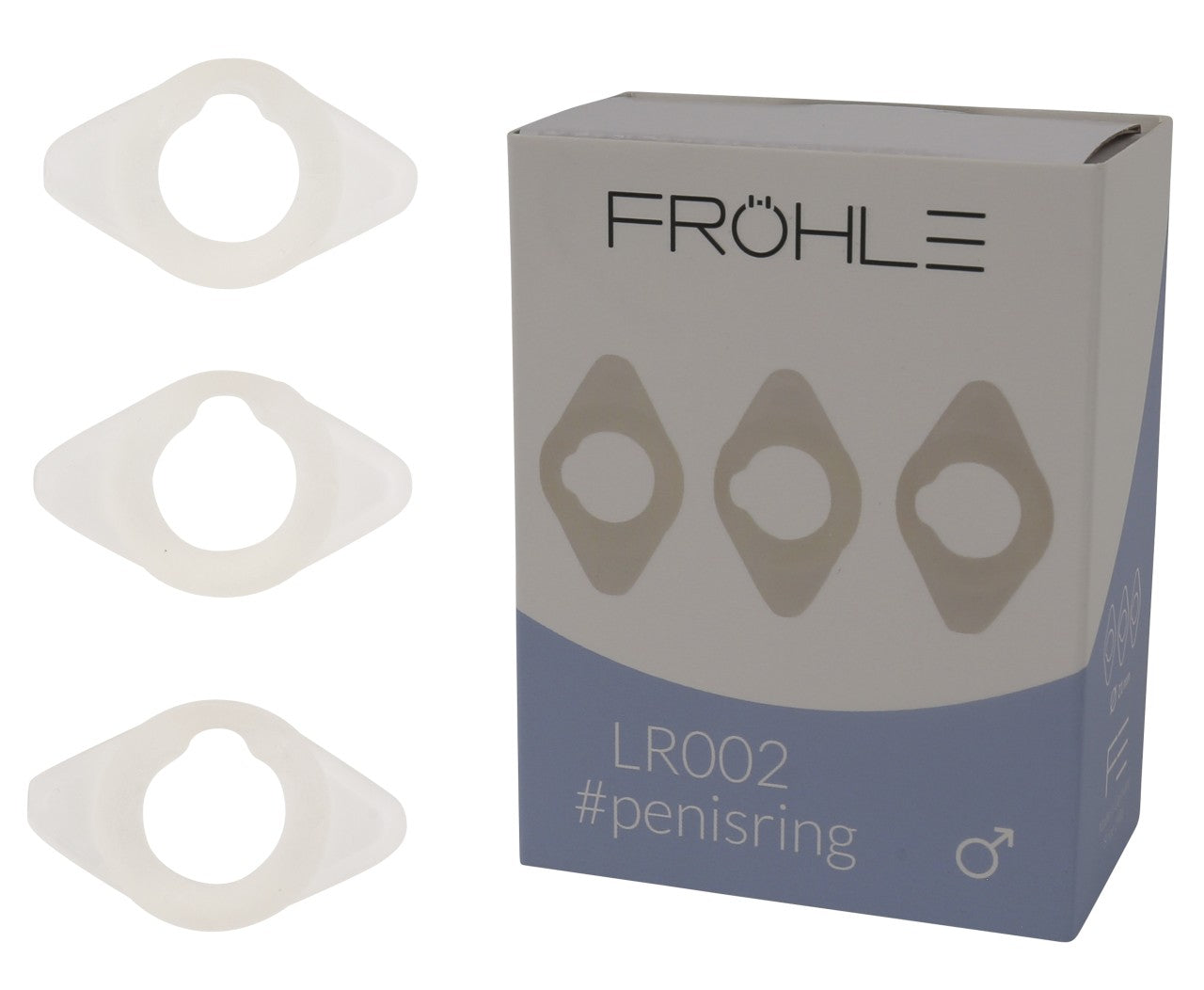 FRÖHLE - Liebesringe 3er Set