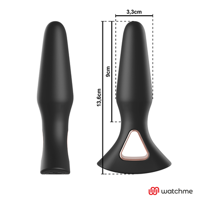 Anbiguo - Ergonomischer Vibrations-Analplug mit Smartwatch-Steuerung