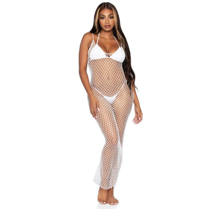 Leg Avenue - Woven Twist Net Maxi-kleid