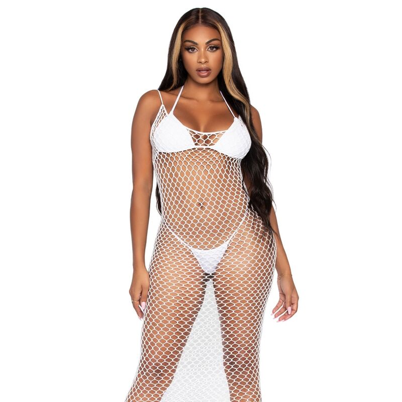 Leg Avenue - Woven Twist Net Maxi-kleid