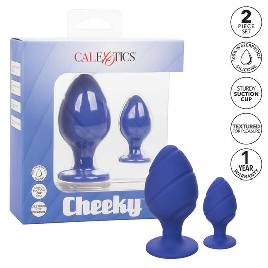 Calexotics - Cheeky Analplug - Strukturierter Silikonplug mit Saugbasis