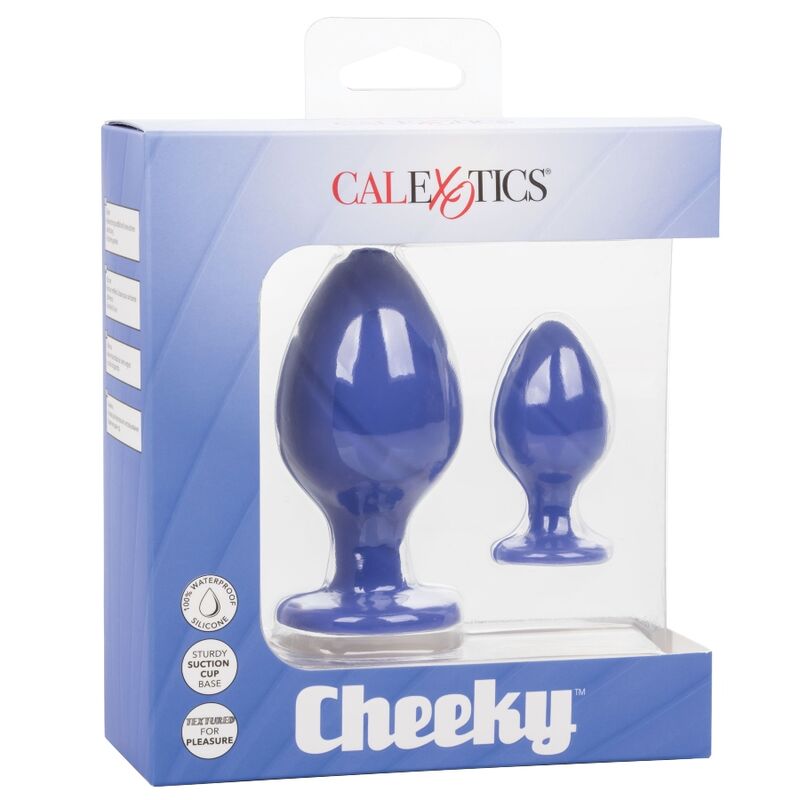 Calexotics - Cheeky Analplug - Strukturierter Silikonplug mit Saugbasis
