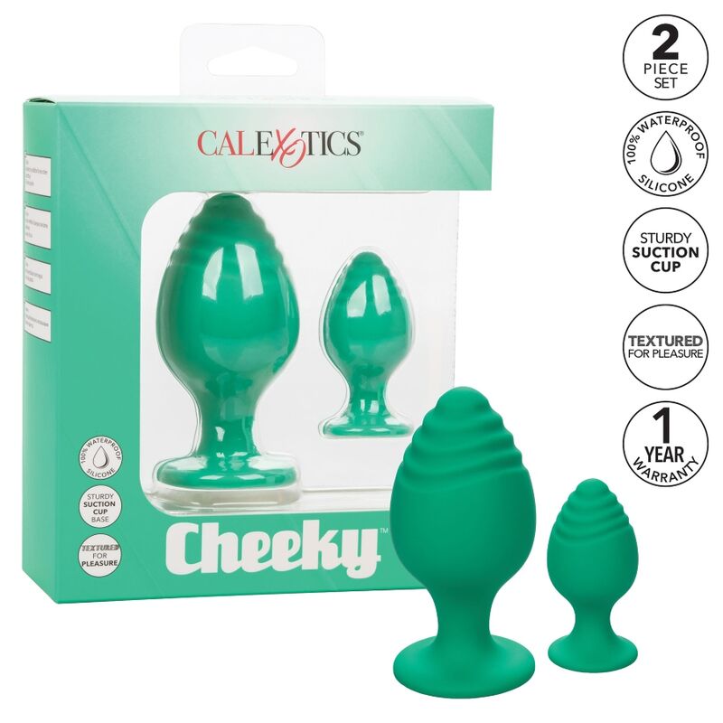 Calexotics - Cheeky Analplug - Strukturierter Plug mit Saugbasis