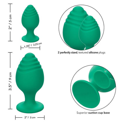Calexotics - Cheeky Analplug - Strukturierter Plug mit Saugbasis