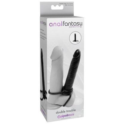 Anal Fantasy - Strap-On Double-Trouble - Hodenring &  Analstimulator