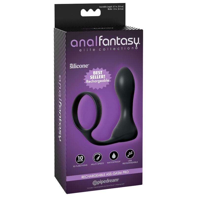 Anal Fantasy - Penisring mit Vibrations-Plug