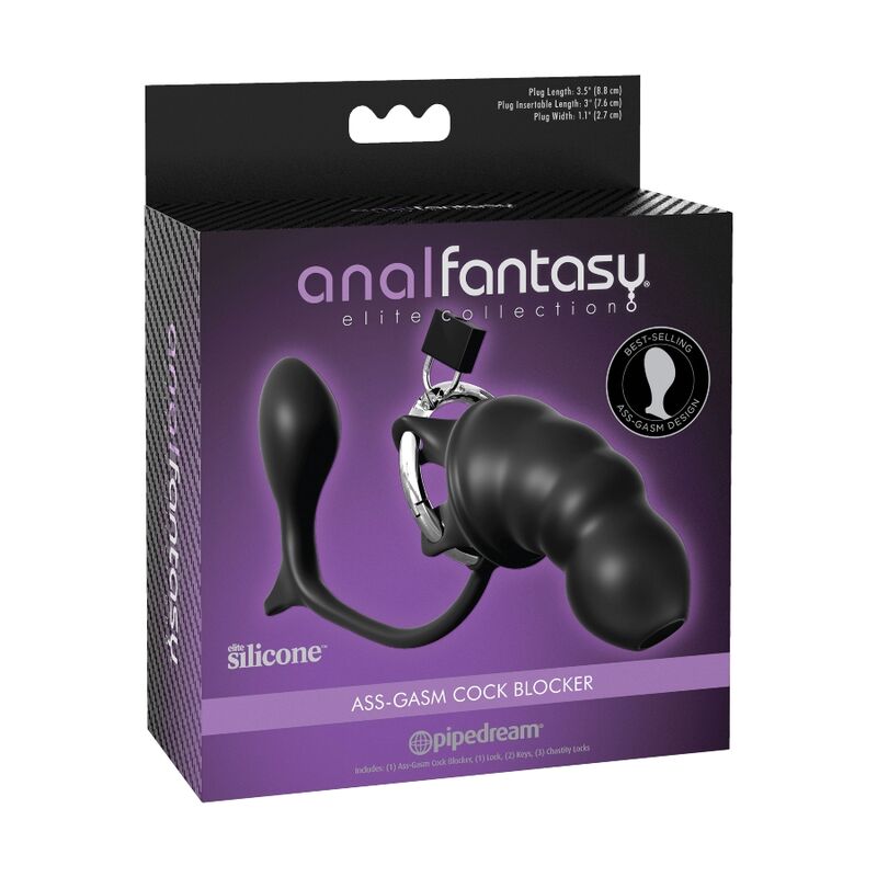 Anal Fantasy - Keuschheitskäfig mit Analplug