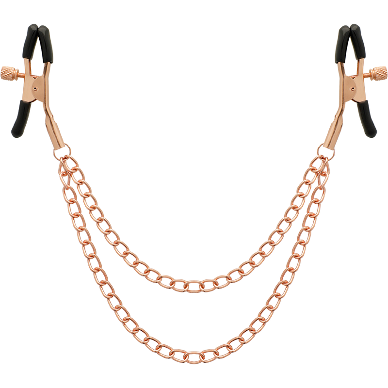 Begme - Nippelklemmen mit Metallkette - prickelnde Stimulation