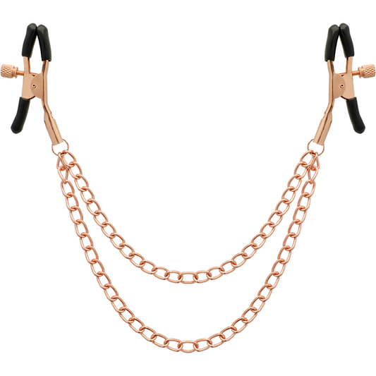 Begme - Nippelklemmen mit Metallkette - prickelnde Stimulation
