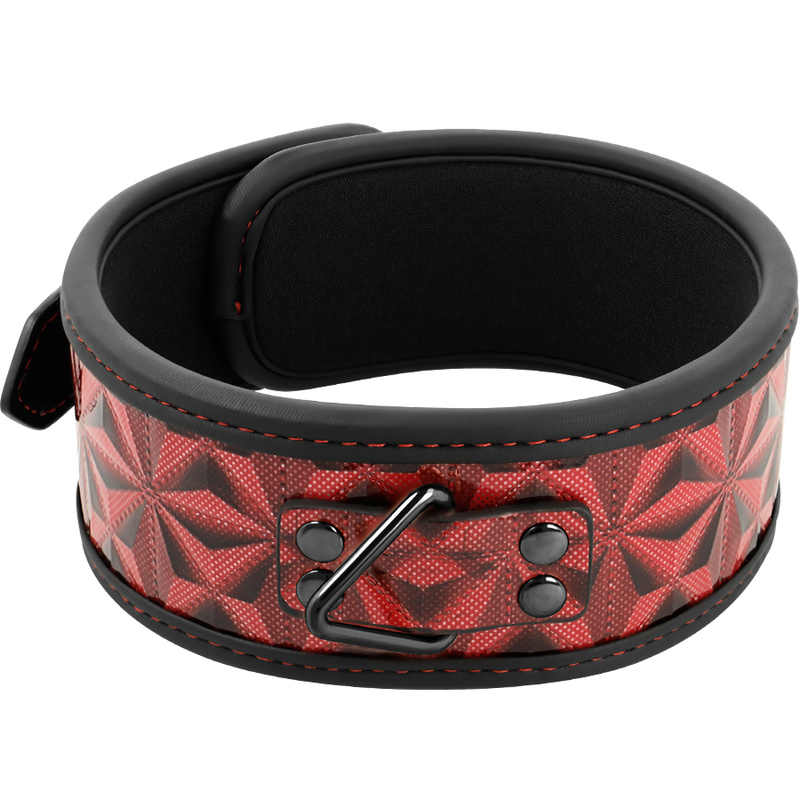 Begme - Veganes Lederhalsband mit Neoprenfutter