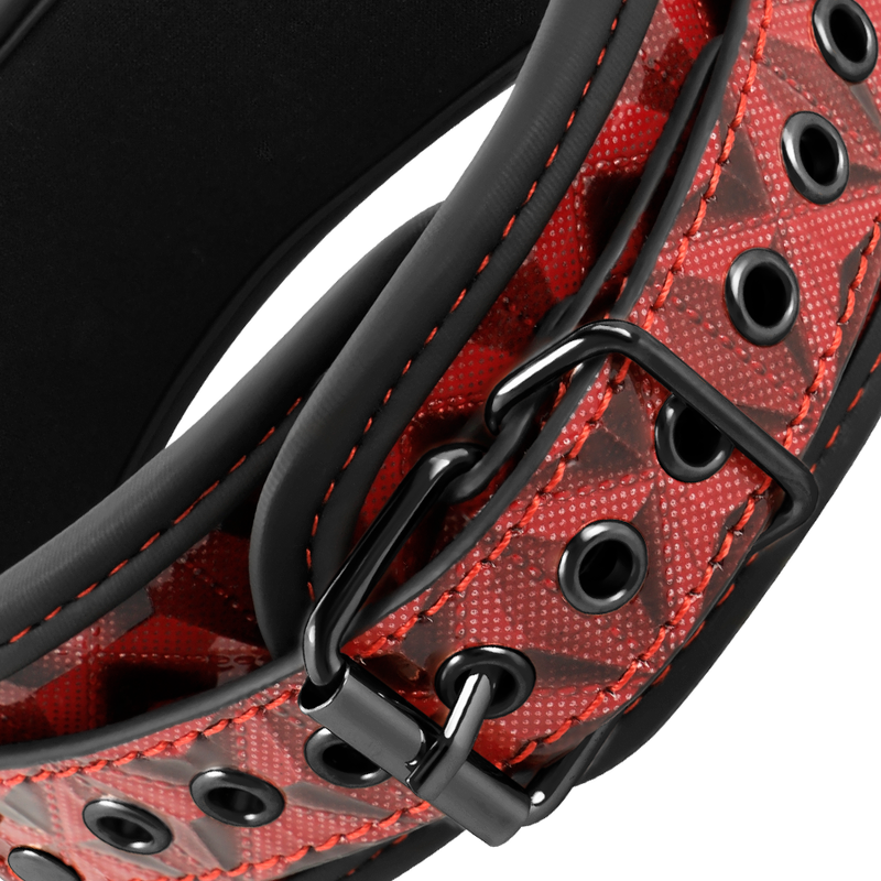 Begme - Veganes Lederhalsband mit Neoprenfutter