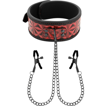 Begme - Nippelklemmen-Set mit Halsband - intensives Reizspiel