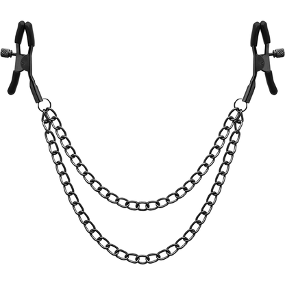 Begme - Nippelklemmen mit Metallkette - intensiver Lustreiz
