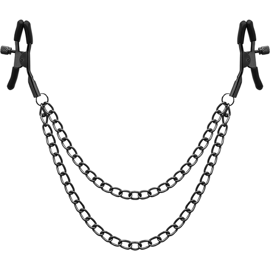 Begme - Nippelklemmen mit Metallkette - intensiver Lustreiz
