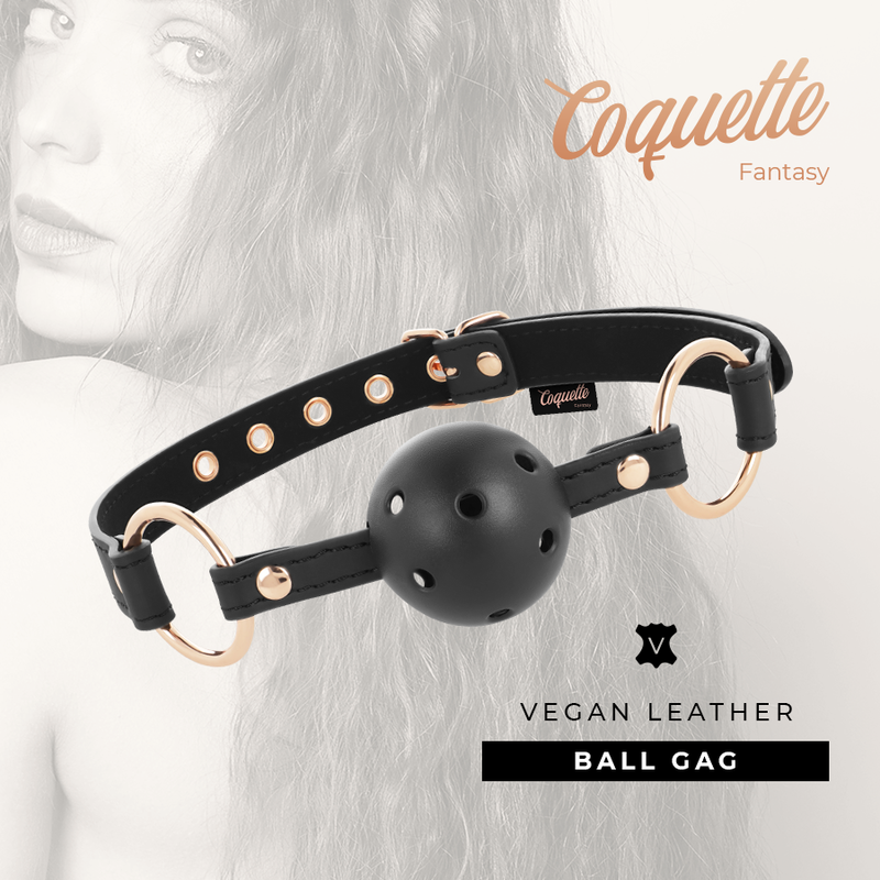 Coquette - Knebel aus veganem Leder