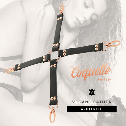 Coquette - Fesseln aus veganem Leder