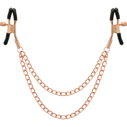 Coquette - Fantasy-Nippelclips aus Metall mit Kette