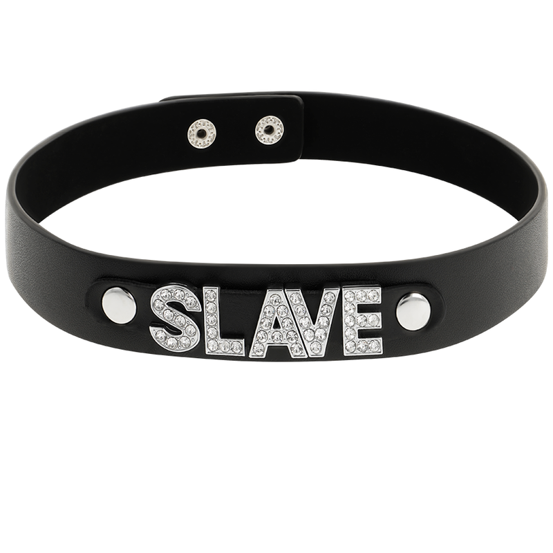 Coquette - Sklaven-Halsband aus veganem Leder