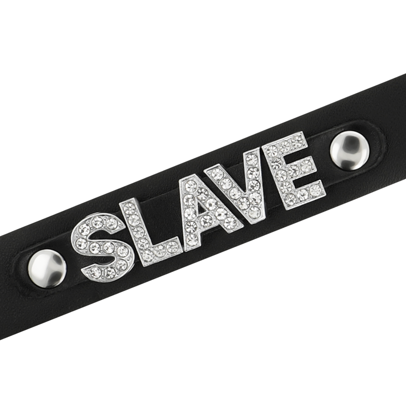 Coquette - Sklaven-Halsband aus veganem Leder