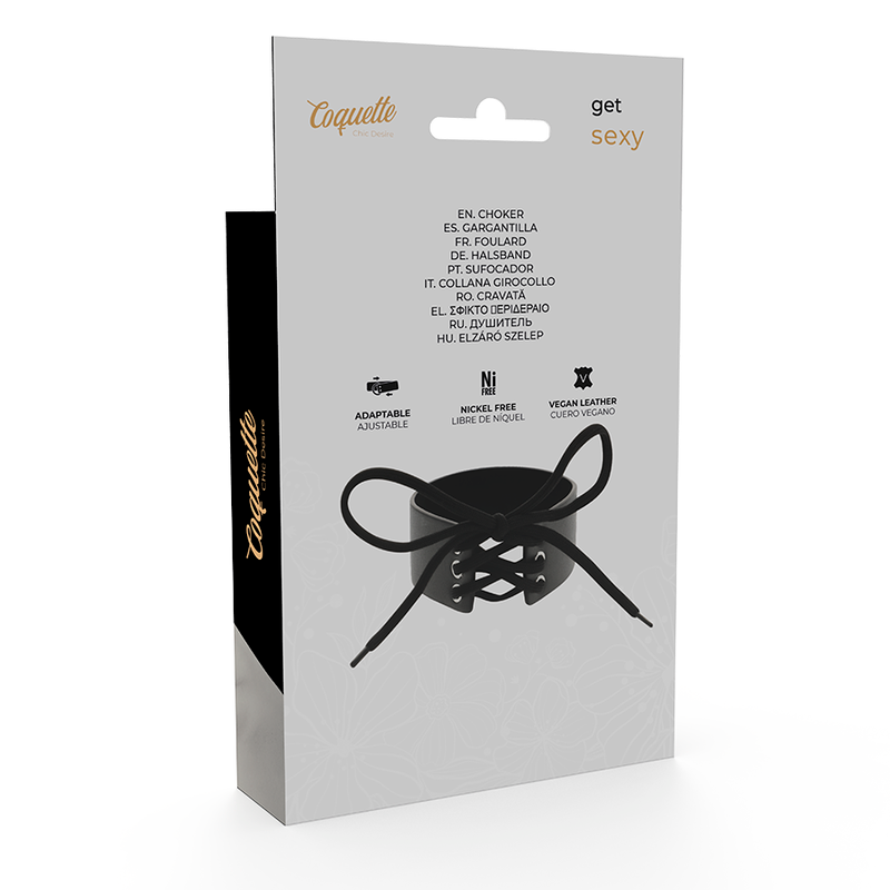 Coquette - Veganes Leder-Halsband