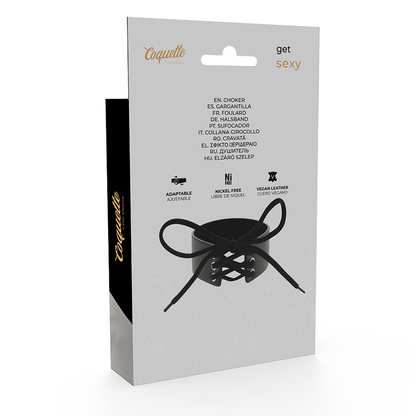 Coquette - Veganes Leder-Halsband