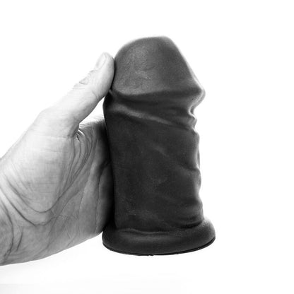 All Black - Realistischer Masurbator mit strukturierter Innenkammer