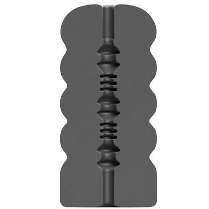 All Black - Spiralstruktur-Masturbator mit ergonomischem Griff