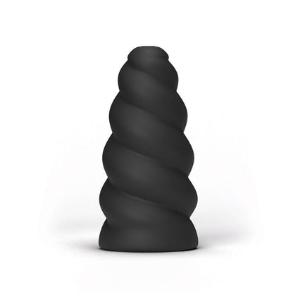 All Black - Spiralstruktur-Masturbator mit intensiver Innenstruktur