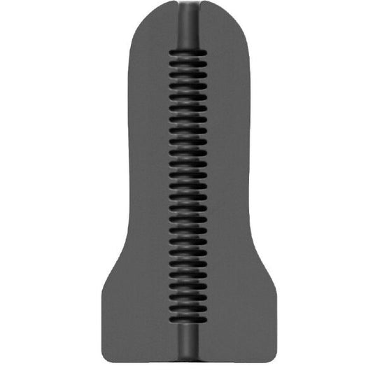 All Black - Realistischer Masturbator mit glatter Außenseite