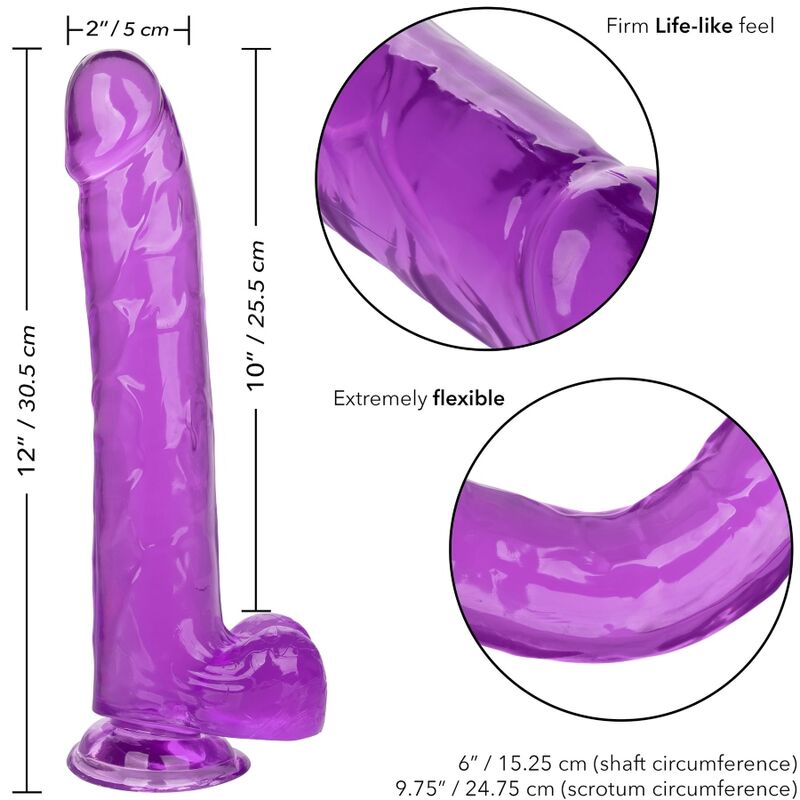 Calexotics - Extra großer Dildo mit Saugbasis