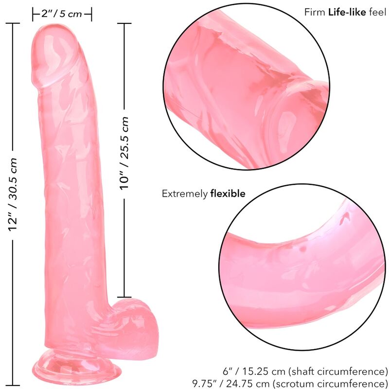 Calexotics - Extra großer Dildo mit Saugbasis