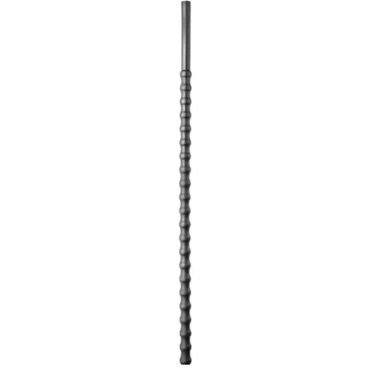 All Black - Flexible Silikon-Urethralsonde mit Wellenform