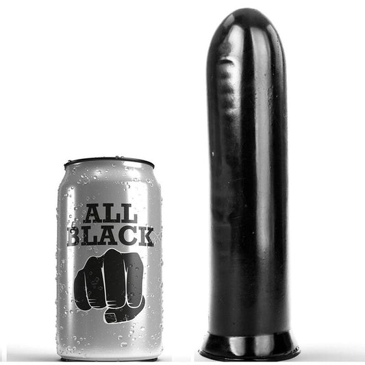 All Black - Kräftiger Dildo mit glatter Oberfläche