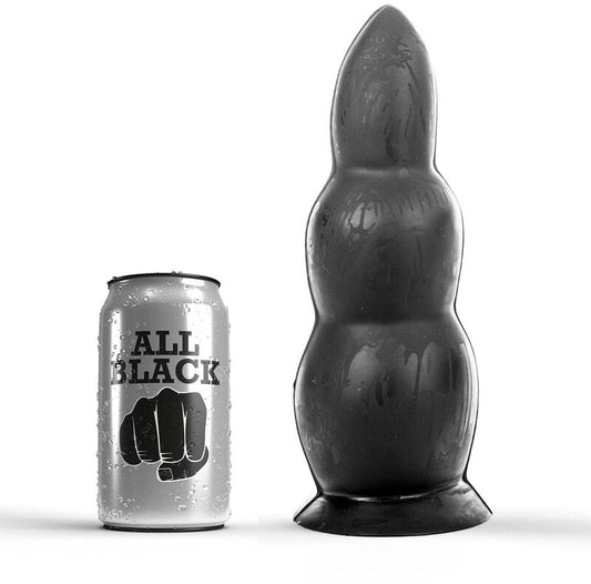 All Black - Großer Buttplug für intensive Dehnung
