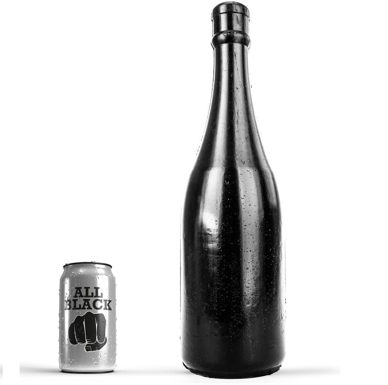 All Black -  Buttplug in außergewöhnlicher Flaschenform