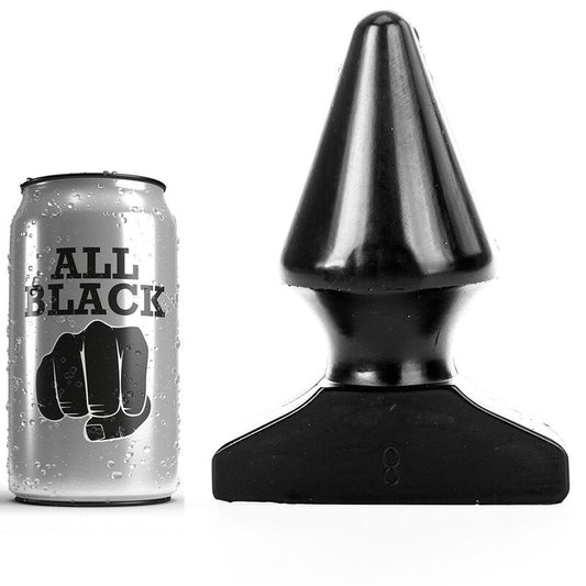All Black - Kegelförmiger Buttplug für sanfte Dehnung