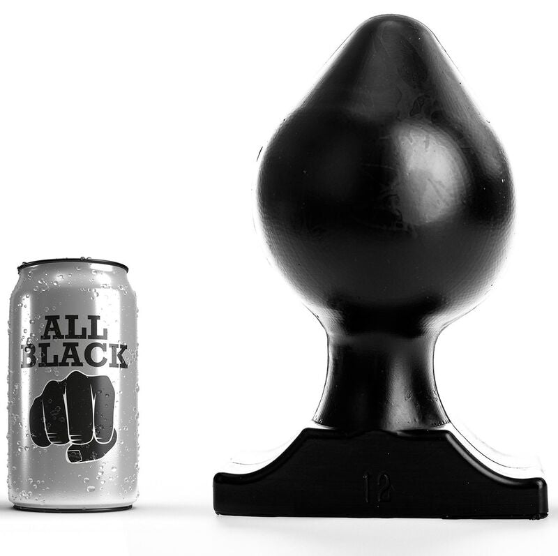 All Black - Großer flexibler Analplug