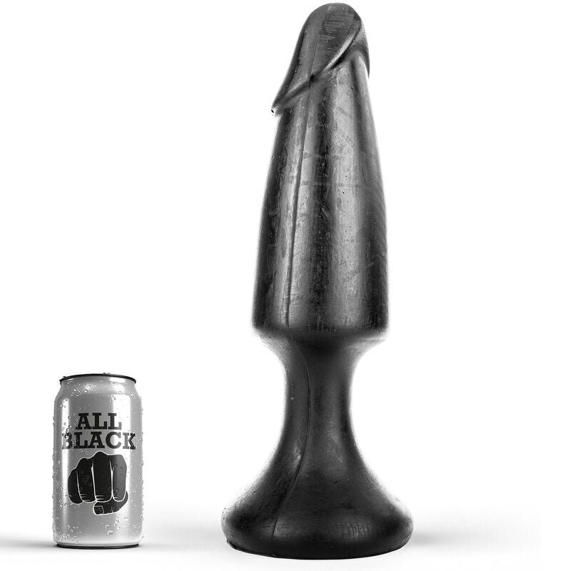 All Black - Großer realistischer Analplug