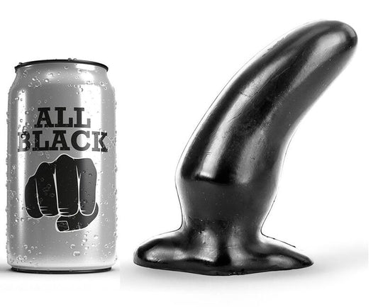 All Black - Geschwungener Analplug zur G-Punkt-Stimulation