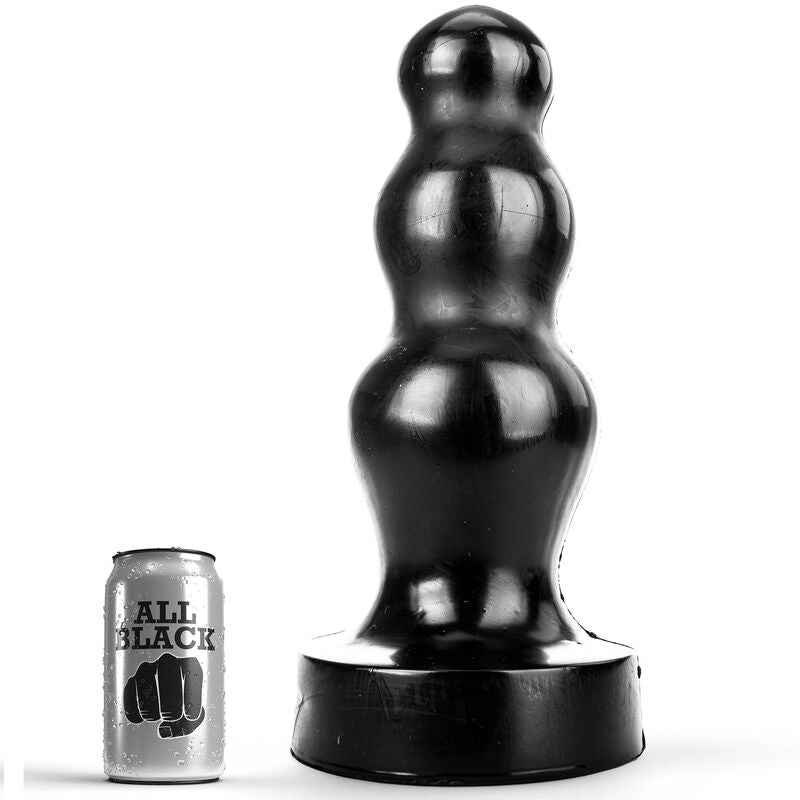 All Black - Großer Analplug mit wechselnder Form