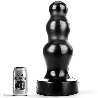 All Black - Großer Analplug mit wechselnder Form